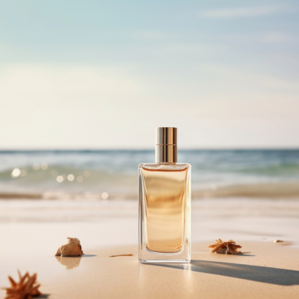 Spring-inspired floral fragrance for women with a pink ribbon detail.